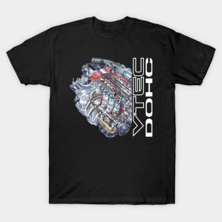 Honda VTEC DOHC Engine T-Shirt